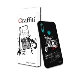 Huawei P Smart 2019 Telefontok - Graffiti No.184 mintás szilikon tok-2