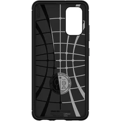 Telefontok Samsung Galaxy A32 4G/LTE - SPIGEN RUGGED ARMOR matt fekete tok-2