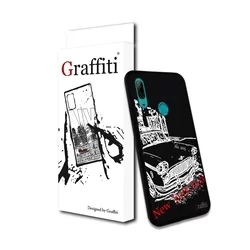 Huawei Y7 2019 Telefontok - Graffiti No.205 mintás szilikon tok-2