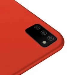 Samsung Galaxy A02s Telefontok - piros szilikon tok-3