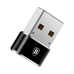 BASEUS CAAOTG-01 - TYPE-C (USB-C) bemenet USB kimenet, fekete adapter-3