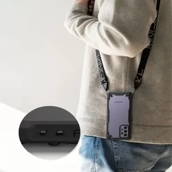 Samsung Galaxy A72 / A72 5G Telefontok - Ringke Fusion X Design fekete ütésálló tok-4