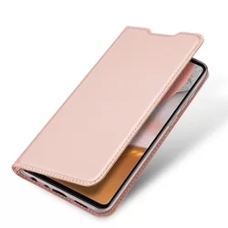 Samsung Galaxy A72 / A72 5G Telefontok - Dux Ducis rose gold flipcover tok-4