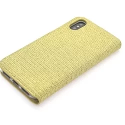 iPhone X / iPhone XS telefontok - kihajtható tok - arany (8719273268155)-3