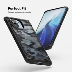 Telefontok Xiaomi Mi 11 5G - Ringke Fusion X terepmintás ütésálló tok-4