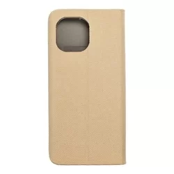 Xiaomi Mi 11 5G Telefontok - Senseo arany mágneses szilikon keretes könyvtok-1