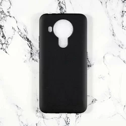 Nokia 5.4 Telefontok - fekete szilikon tok-1