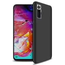 Xiaomi Redmi Note 10 Pro / Note 10 Pro Max Telefontok - fekete szilikon tok-1