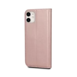 iPhone 11 Telefontok - Smart Magnetic rose gold szilikon keretes mágneses könyvtok-1