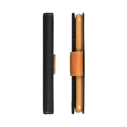 Xiaomi Redmi Note 10 Pro / Note 10 Pro Max Telefontok - Canvas fekete mágneses szilikon keretes könyvtok-2
