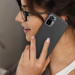 Xiaomi Redmi Note 10S Telefontok - fekete szilikon tok-1