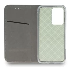 Samsung Galaxy S20 Ultra Telefontok - Smart Magnetic zöld szilikon keretes mágneses könyvtok-4