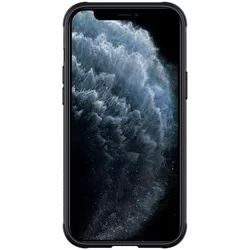iPhone 11 Telefontok - Nillkin csúsztatható kameravédős fekete hátlap tok-1