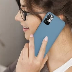 Xiaomi Redmi Note 10 5G / Xiaomi Poco M3 Pro 5G Telefontok - szürkéskék szilikon hátlaptok-3