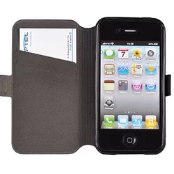 Telefontok Iphone XR  - könyvtok fekete-1