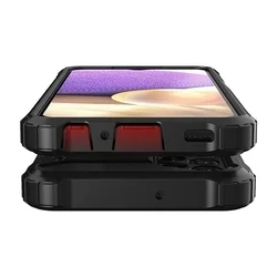 Samsung Galaxy A22 LTE / 4G Telefontok - fekete ütésálló tok-1