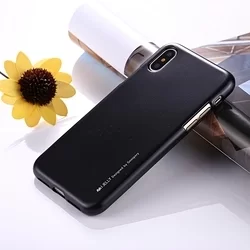 IPHONE XS Max telefontok - hátlap, i-jelly metal Mercury - fekete-3