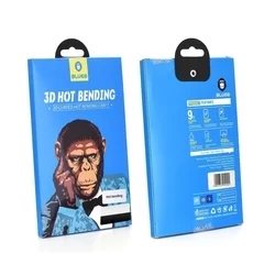Üvegfólia Samsung Galaxy A22 5G - Mr. Monkey 5D üvegfólia fekete kerettel-4