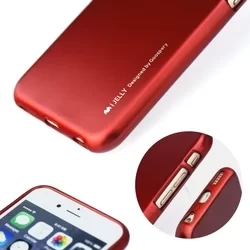 Telefontok IPHONE XS Max - hátlap, i-jelly metal Mercury - piros-1