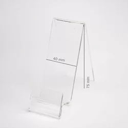 Asztali telefon tartó plexi állvány 40x75 mm - Univerzális-1