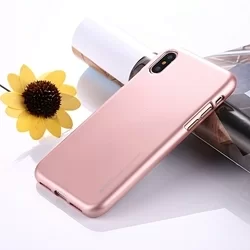 IPHONE XS Max telefontok - hátlap, i-jelly metal Mercury - rose gold-2