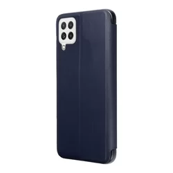 Samsung Galaxy A22 LTE / 4G Telefontok - Smart View navy kék könyvtok-2