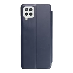 Samsung Galaxy A22 LTE / 4G Telefontok - Smart View navy kék könyvtok-3