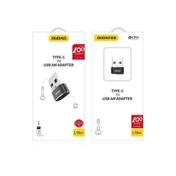 DUDAO L16AC adapter - TYPE-C (USB-C) bemenet USB kimenet, szürke adapter-4