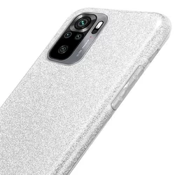 Xiaomi Redmi Note 10 Telefontok - Ezüst Shiny tok-3