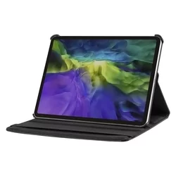 iPad Pro 11 (2020) / iPad Pro 11 (2021) Tablettok - fekete fordítható műbőr tok-2