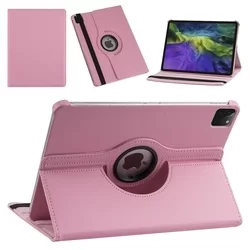 iPad Pro 11 (2020) / iPad Pro 11 (2021) Tablettok - pink fordítható műbőr tok-3