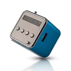 Setty MF-100 Hangszóró - kék hangszóró - rádió, AUX, MicroSD, USB (NEM bluetooth-os)-1