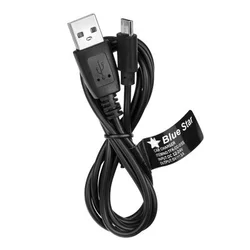 BlueStar Autós töltő - fekete szivartöltőfej 1A + fekete micro usb kábel-2
