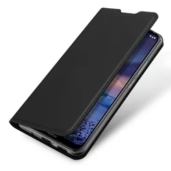 Nokia 5.4 Telefontok - Dux Ducis fekete flipcover tok-1