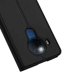 Nokia 5.4 Telefontok - Dux Ducis fekete flipcover tok-5