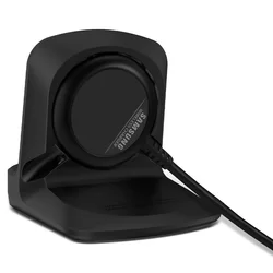 Samsung Galaxy Watch 3 / Watch4 SPIGEN - okosóra tartó - fekete szilikon-5