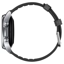 Samsung Galaxy Watch4 (40/42/44/46 mm) - SPIGEN RETRO FIT fekete bőr szíj-3