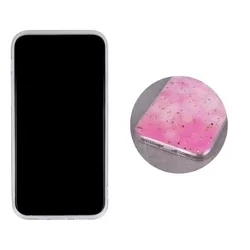 Xiaomi Redmi Note 10 Pro / Note 10 Pro Max Telefontok - Gold Glam pink - mintás műanyag hátlap tok, szilikon kerettel-2
