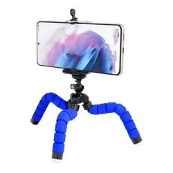 Hfmts 0028 Mini flexibilis tripod - (csatlakozó nélküli) - kék-3