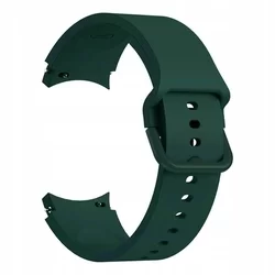 Okosóra szilikon szíj - Samsung Galaxy Watch 4 (40 / 42 / 44 / 46 mm) - zöld szilikon szíj-1