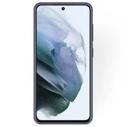 Samsung Galaxy S21 FE Telefontok - kék szilikon tok-1