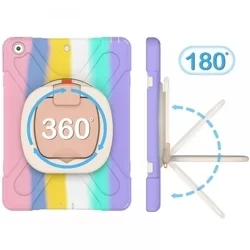 iPad 2021 10.2 (iPad 9) Tablettok - Tech-Protect X-Armor ütésálló, kitámasztható színes tablet tok-3