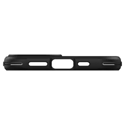 iPhone 13 mini Telefontok - SPIGEN Rugged Armor Fekete hátlap tok-6