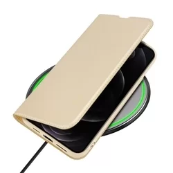 iPhone 13 Pro Max Telefontok - Dux Ducis arany kinyitható tok-5