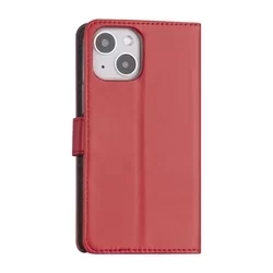 iPhone 13 Pro Max Telefontok - Piros ráhajtófüles könyvtok-1