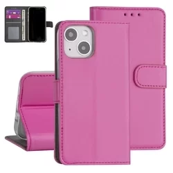 iPhone 13 mini Telefontok - Pink ráhajtófüles könyvtok-3