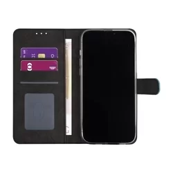 iPhone 13 Pro Max Telefontok - Kék ráhajtófüles könyvtok-2
