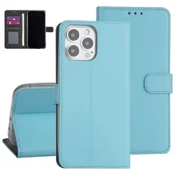 iPhone 13 Pro Max Telefontok - Kék ráhajtófüles könyvtok-3
