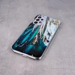 Samsung Galaxy A52 / A52 5G / A52s 5G Telefontok - Gold Glam tollak - mintás műanyag hátlap tok, szilikon kerettel-3