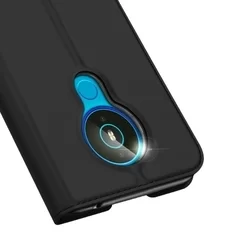 Telefontok Nokia 1.4 - Dux Ducis fekete flipcover tok-2